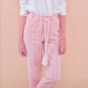 Louise Misha Cana Blush Stripes Pants